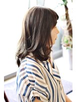 ベル(BELL)&nbsp;アッシュハイライトセミディー【BELL桜新町/用賀】