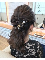 ロビー(LOBBY)&nbsp;『LOBBY』田野上 ゆるふわウェーブ☆愛されハーフアップ