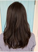 セミロングゆるふわ巻きスタイル