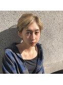 【アンニュイショート】ハンサムハイトーンショート