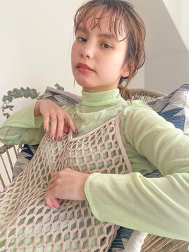 アルク(alku) 【meg】前髪パーマ　ゆるアレンジ