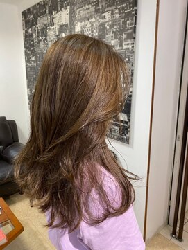 ナナナパレナ 梅田店(nanana parena) デジタルパーマで巻きスタイル×艶髪×女神ロング顔まわり