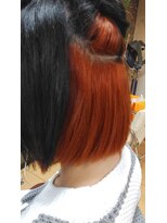 ヘアーズ ベリー 小林店(hairs BERRY) インナーオレンジ