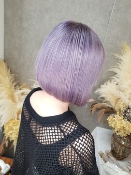 ヘアーデザインルアナ(Hair design Luana.) ボブ パールラベンダー