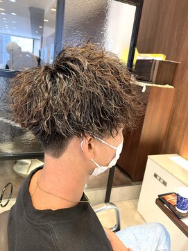 アウル 心斎橋(owl) ツイストスパイラル×ツイスト×刈り上げ×マッシュ