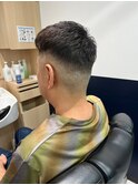 ツーブロックマッシュセンターパートツイスパパーマ銀座<理容室>