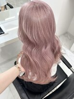 ランテルディ 渋谷(LANTERDIT)&nbsp;【LANTERDITRisa】ハイトーン ホワイトピンクカラー ブリーチ