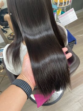 パーティパーティ ヘア(PARTYPARTY hair) オイルストレートでサラサラヘア/ナチュラルエクステ