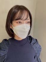 ヴォロ 佐賀(VoLo)&nbsp;切りっぱなしボブ/美髪/ピンクブラウン[佐賀駅]