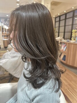 イーストハムアネーロ(EAST HAM anello) ミディアムレイヤー/くすみブラウン