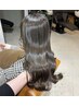 【個室スパルームで頭皮のマッサージ】透明感たっぷりケアカラー