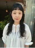 （stylist高橋）オン眉ロングパーマ