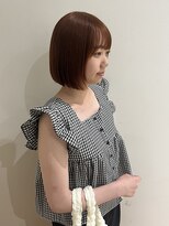 モリオ フロム ロンドン イオンモール 熊本店(morio FROM LONDON)&nbsp;【morio熊本】オレンジ×ボブ