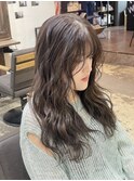 ◯透明感＊アッシュブラウン＊パーマ風スタイル◯