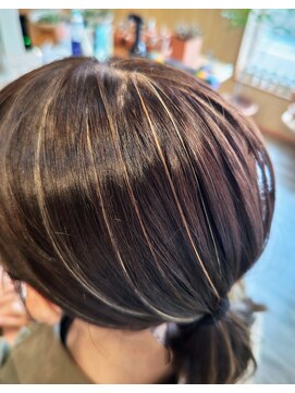 レジェ(Leger) カラーエクステ１８０本　コーラル、ファストゴールドをミックス