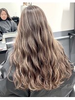 シエラ 心斎橋(CIERA.)&nbsp;アプリコットオレンジハイライトカラーミルクティーグレージュ