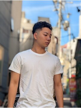 クフィア メンズヘアー カンポ 天王寺店(CUFFIA MENSHAIR CAMPO) マッシュウルフスペインカールマンバンヘアスパイキーショート