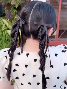 マニョン(manyon)の写真/【中崎町徒歩1分】ちょっとのお出かけも可愛く！プロが創る、抜け感たっぷりの大人カジュアルアレンジ☆