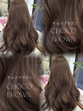 アマトウキョウスマートサロン(AMA TOKYO×Smart Salon) チョコブラウン アッシュブラウン 透明感カラー