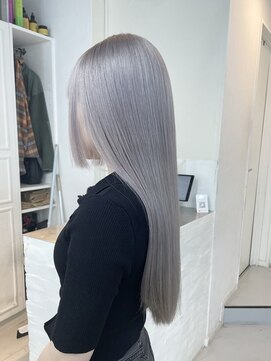 ◎ブロンドハイトーンカラーデザインカラーアンブレラカラー金髪