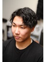 アモ(Amo)&nbsp;【新富町】メンズツイストスパイラルパーマ