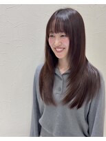 アフロディーテ(Aphrodite)&nbsp;レイヤーカットにイルミナ新色のネモフィラカラー