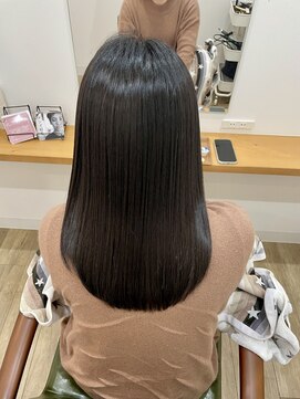 グリーンルームセカンド 結城店(GREEN ROOM. 2nd) 40代女性の美髪ストレート