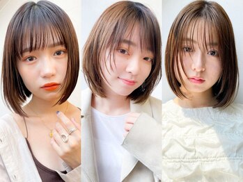 シュガー ヘアアンドネイル 仙台(SUGAR)の写真/韓国風顔周りカットで結んだ時も可愛い*横顔まで惹かれる!韓国へアからボブまでカットはお任せ!