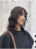 伸ばしかけレイヤーパーマ