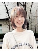 大人ボブ白髪ぼかしハイライト40代50代60代ナチュラルボブ
