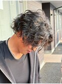 84. ダウンバング/ニュアンスパーマ/無造作マッシュ