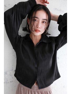 ラフィス ヘアー バース たまプラーザ店(La fith hair Bath) 【La fith】センターパート×外はねボブ