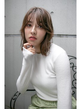 ヘアサロンエム 渋谷店(HAIR SALON M) 前髪/セシルカット/ココアブラウ/大人かわいい