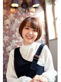 大人可愛い小顔くびれショートボブ