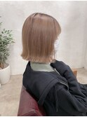 【ALLY 濱田】ミニボブ/2wayボブ/ベージュ 20代/30代/40代
