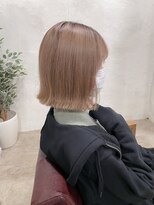 アリー 原宿 表参道(ALLY)&nbsp;【ALLY 濱田】ミニボブ/2wayボブ/ベージュ 20代/30代/40代