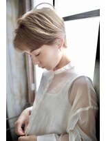 グランアージュ 池袋東口店(grandage)&nbsp;くびれショート×ヘーゼルベージュ/モテ髪/小顔補正立体カット