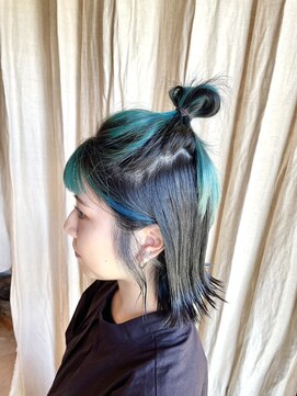 ヘアー メイク コラム コウ hair make column Coo インナーカラー