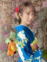 ヘアメイク マリア 福岡天神西通り(hair make MARIA)&nbsp;成人式や卒業式におすすめ！和装ヘアアレンジ05