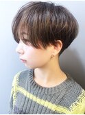 【morio池袋】大人可愛いシースルー刈り上げショート 20代 30代