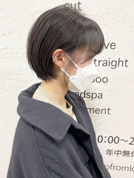 モリオ フロム ロンドン サッポロファクトリー店(morio FROM LONDON) 【morio】札幌ボブ　かわいい丸みの耳かけ朝楽ボブ