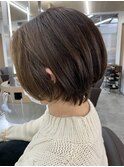 くせ毛がなくなる丸みショート♪