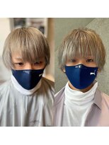 アフィーロ(ACHFILO)&nbsp;前髪エクステ20代30代メンズ 韓国マッシュ コメカミ増毛エクステ