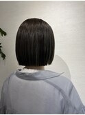 髪質改善縮毛矯正ミニボブ