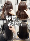 髪質の変化にも