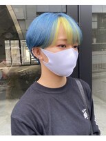 ビヨンドイー(beyond E)&nbsp;シアンとイエローのインナーカラー