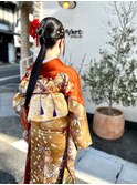 成人式◎タイトポニー