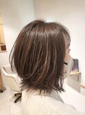 切りっぱなしボブ｜外ハネボブ｜ゆるふわ｜透明感カラー｜刈谷