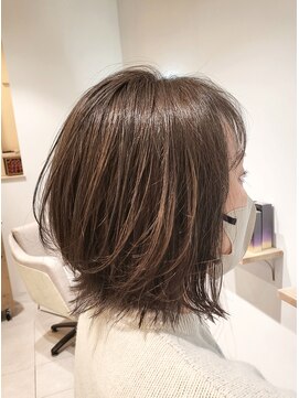 チェルシーヘアーデザイン(Chelsea hair design) 切りっぱなしボブ｜外ハネボブ｜ゆるふわ｜透明感カラー｜刈谷