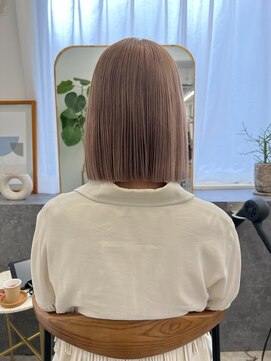 ネルケ 立川(nelke) ベージュ、ボブ